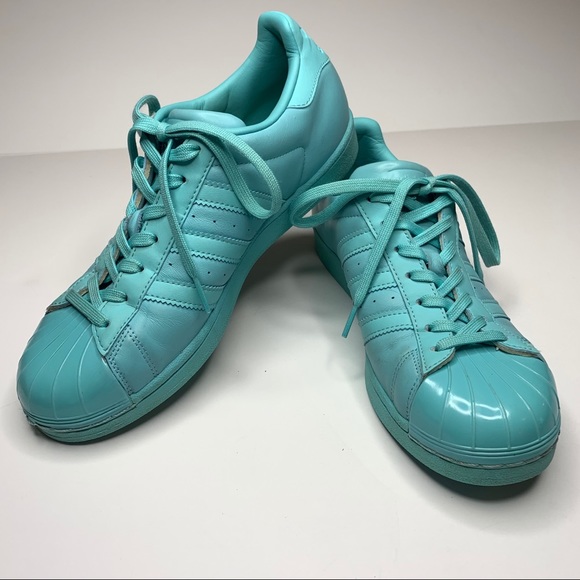 adidas superstar turquoise